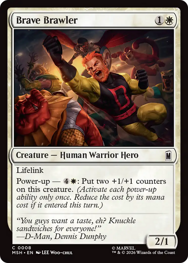 Brave Brawler [Marvel Super Heroes]
