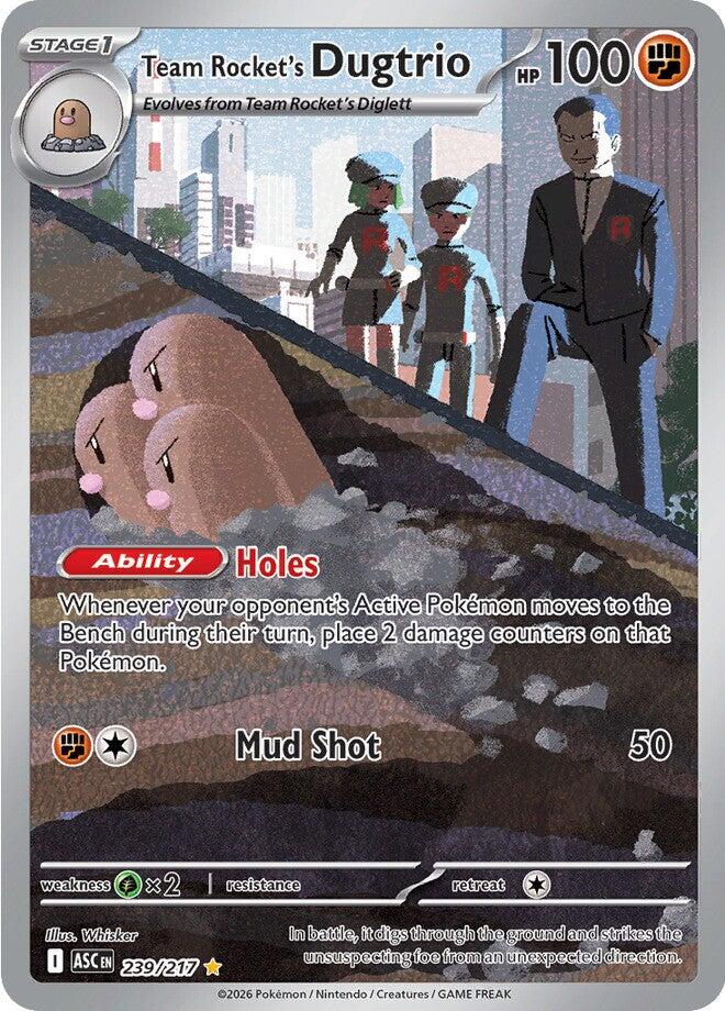Team Rocket's Dugtrio (239/217) [Mega Evolution: Ascended Heroes]