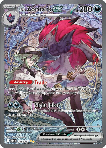 N's Zoroark ex (286/217) [Mega Evolution: Ascended Heroes]