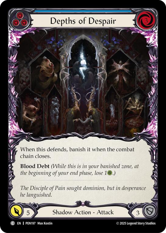 Depths Of Despair (Blue) (Regular) [PEN197] (Compendium of Rathe)