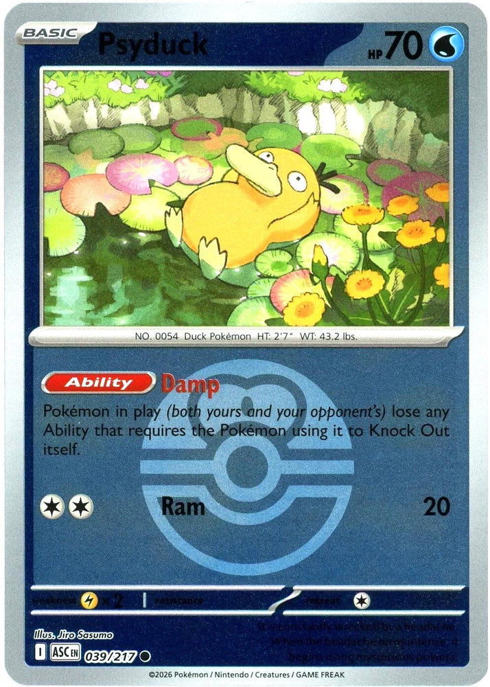 Psyduck (039/217) (Love Ball) [Mega Evolution: Ascended Heroes]