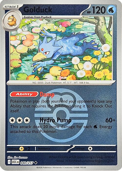 Golduck (040/217) (Love Ball) [Mega Evolution: Ascended Heroes]
