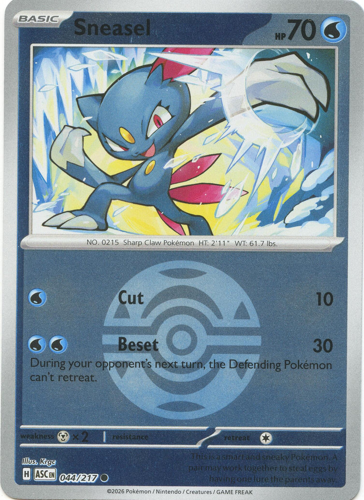 Sneasel (044/217) (Dusk Ball) [Mega Evolution: Ascended Heroes]