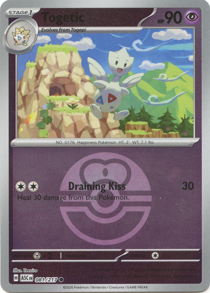 Togetic (081/217) (Love Ball) [Mega Evolution: Ascended Heroes]