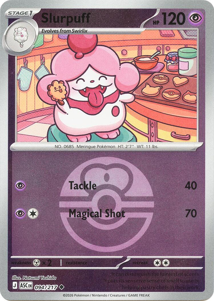 Slurpuff (094/217) (Love Ball) [Mega Evolution: Ascended Heroes]