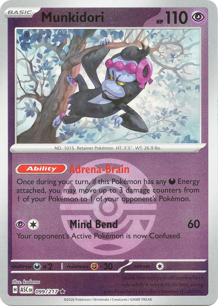 Munkidori (099/217) (Dusk Ball) [Mega Evolution: Ascended Heroes]