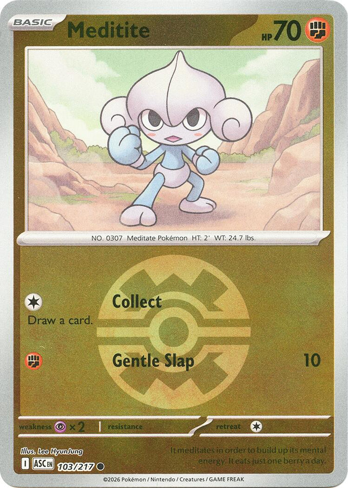 Meditite (103/217) (Quick Ball) [Mega Evolution: Ascended Heroes]