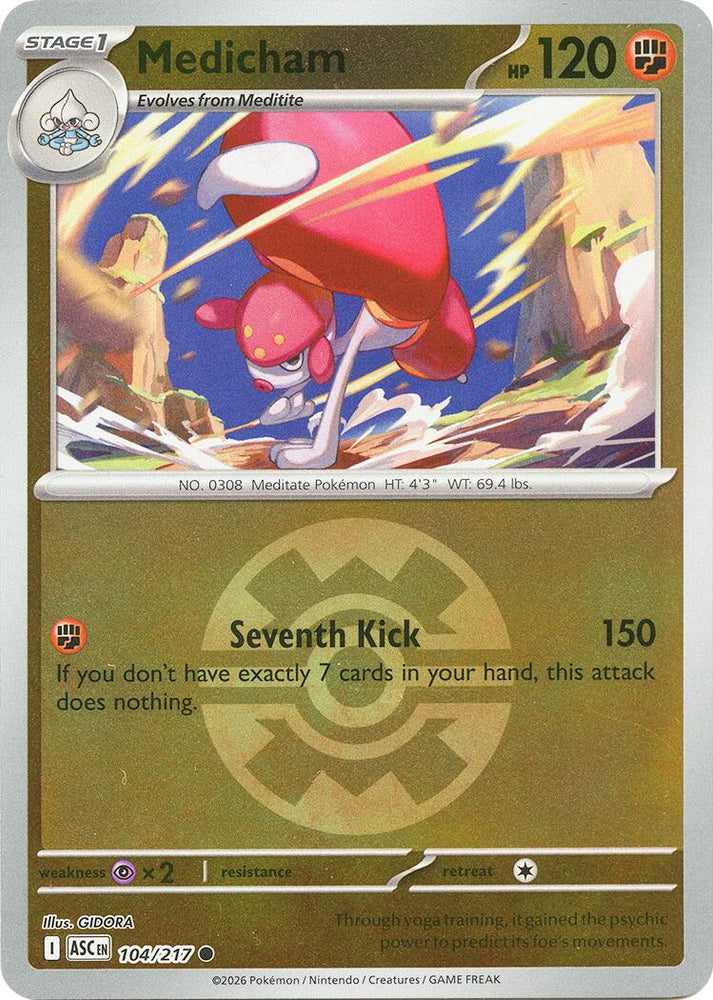 Medicham (104/217) (Quick Ball) [Mega Evolution: Ascended Heroes]