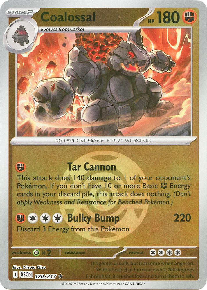 Coalossal (120/217) (Dusk Ball) [Mega Evolution: Ascended Heroes]