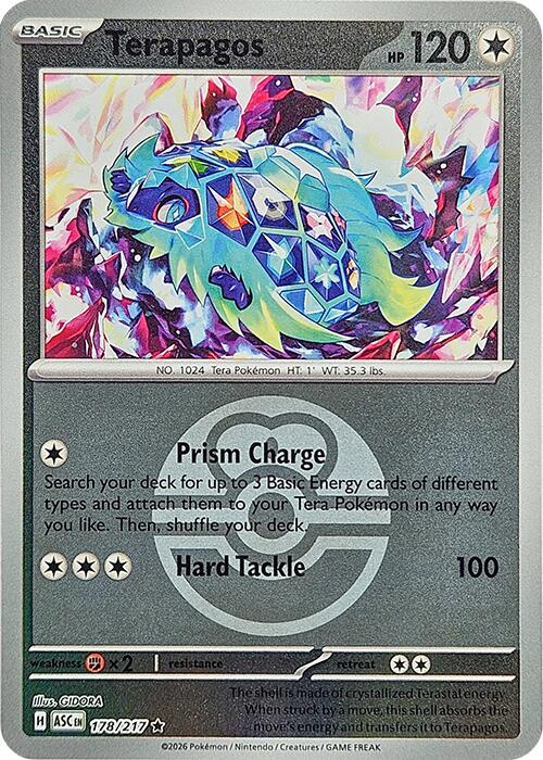 Terapagos (178/217) (Love Ball) [Mega Evolution: Ascended Heroes]