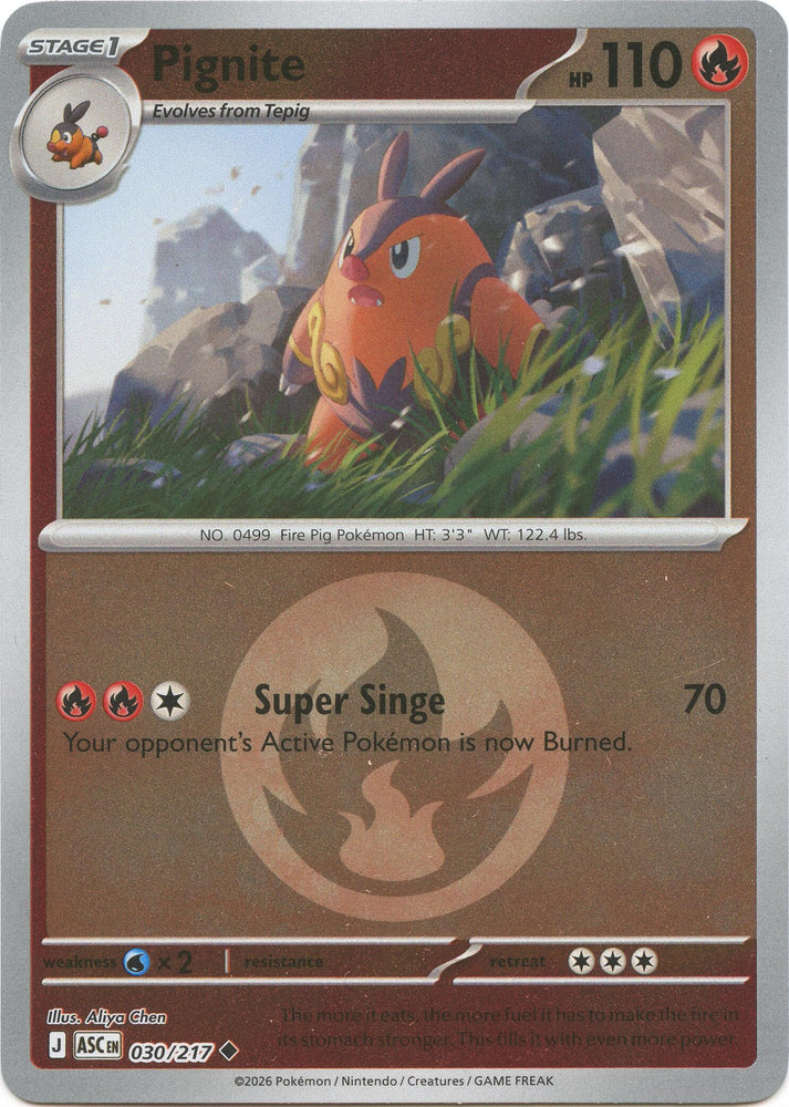 Pignite (030/217) (Energy Symbol Pattern) [Mega Evolution: Ascended Heroes]