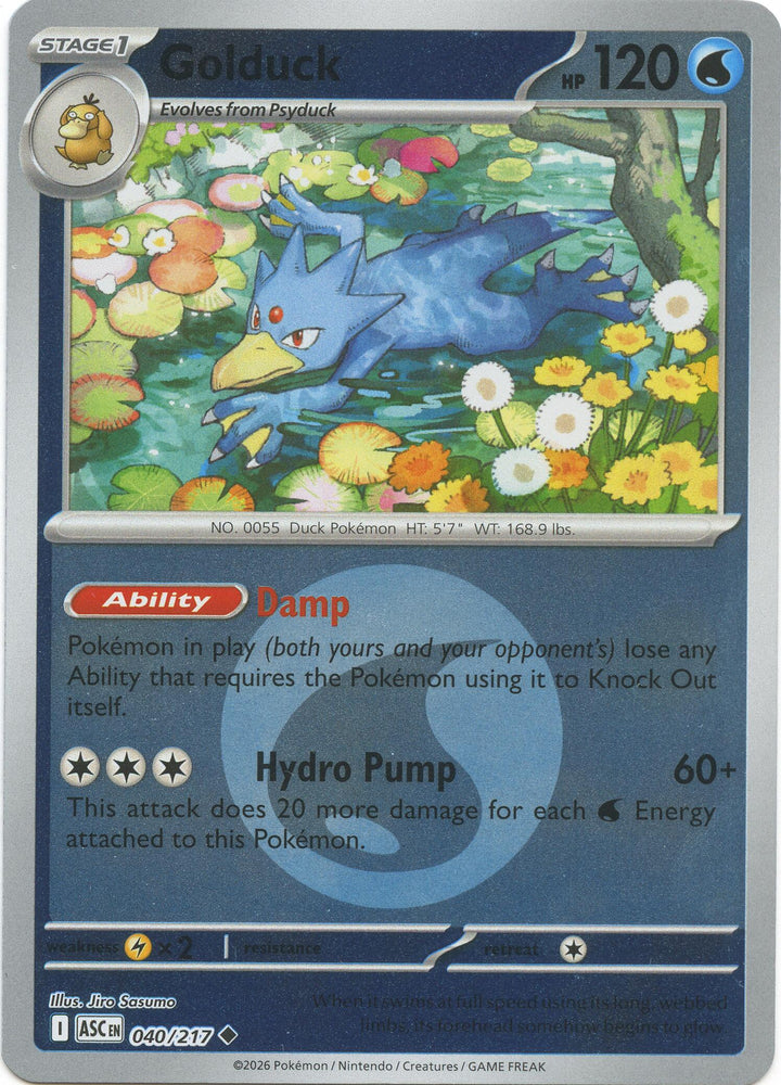 Golduck (040/217) (Energy Symbol Pattern) [Mega Evolution: Ascended Heroes]