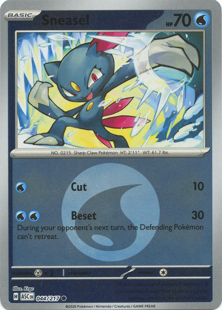 Sneasel (044/217) (Energy Symbol Pattern) [Mega Evolution: Ascended Heroes]