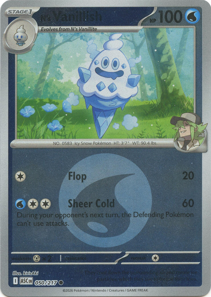 N's Vanillish (050/217) (Energy Symbol Pattern) [Mega Evolution: Ascended Heroes]