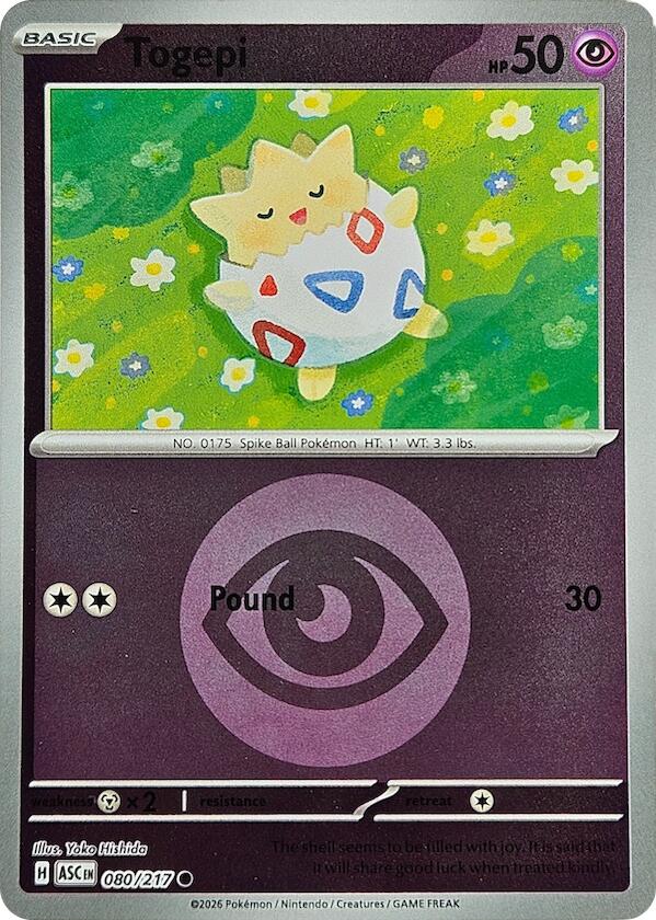 Togepi (080/217) (Energy Symbol Pattern) [Mega Evolution: Ascended Heroes]