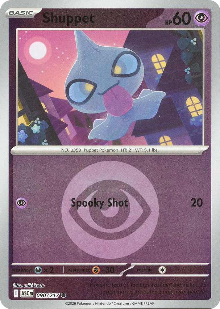 Shuppet (090/217) (Energy Symbol Pattern) [Mega Evolution: Ascended Heroes]