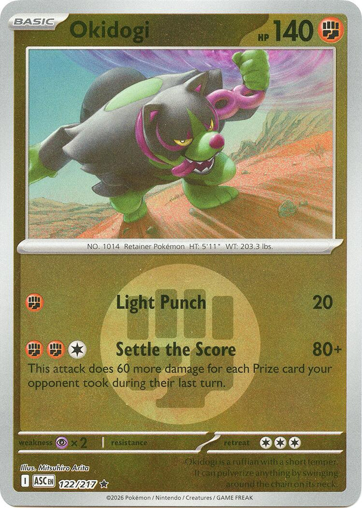 Okidogi (122/217) (Energy Symbol Pattern) [Mega Evolution: Ascended Heroes]
