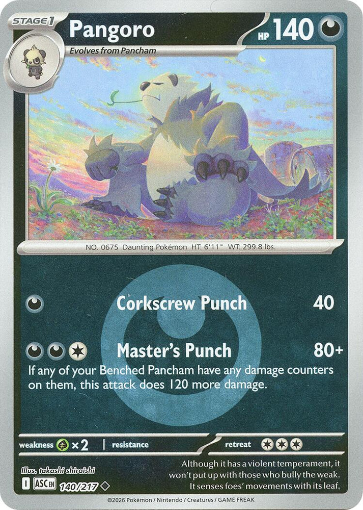 Pangoro (140/217) (Energy Symbol Pattern) [Mega Evolution: Ascended Heroes]
