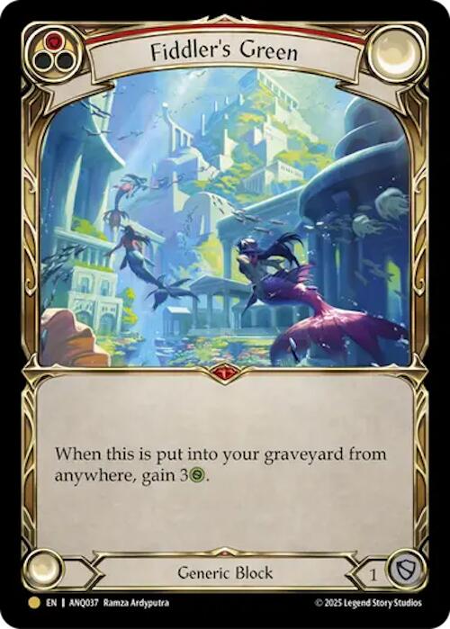 Fiddler's Green (Red) (Gold) [ANQ037] (Compendium of Rathe - Antiquity Pack)