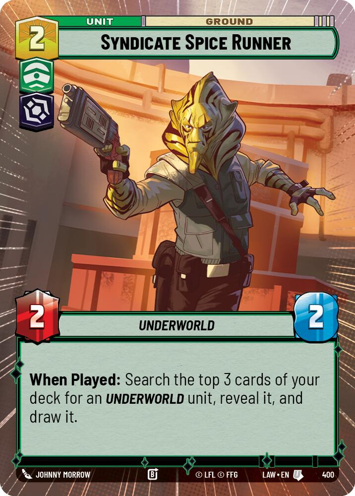 Syndicate Spice Runner (400) (Hyperspace) (400) [A Lawless Time]