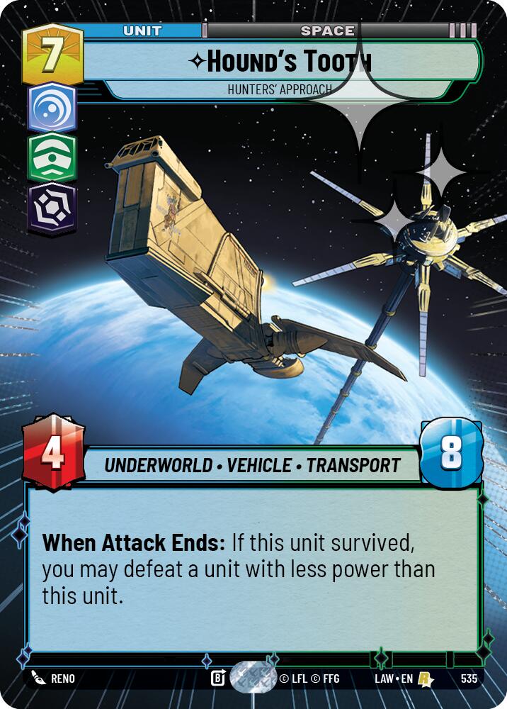 Hound's Tooth - Hunters' Approach (535) (Hyperspace Foil) (535) [A Lawless Time]