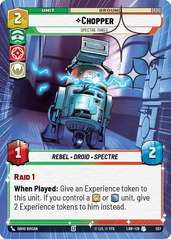 Chopper - Spectre Three (557) (Hyperspace Foil) (557) [A Lawless Time]