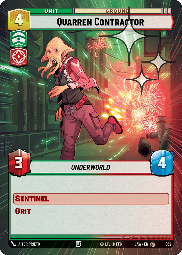 Quarren Contractor (562) (Hyperspace Foil) (562) [A Lawless Time]