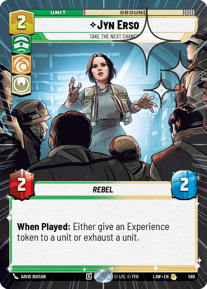 Jyn Erso - Take the Next Chance (569) (Hyperspace Foil) (569) [A Lawless Time]
