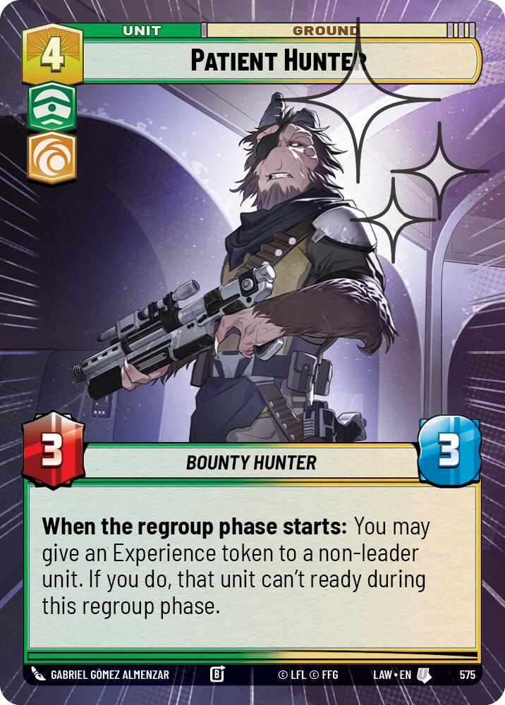 Patient Hunter (575) (Hyperspace Foil) (575) [A Lawless Time]