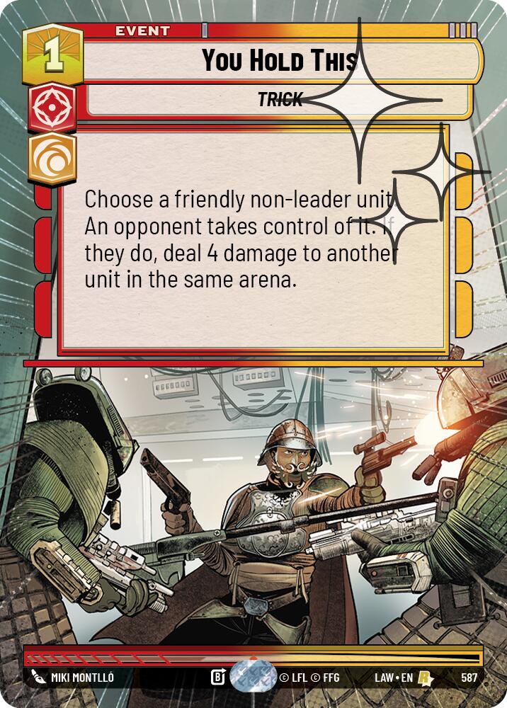 You Hold This (587) (Hyperspace Foil) (587) [A Lawless Time]