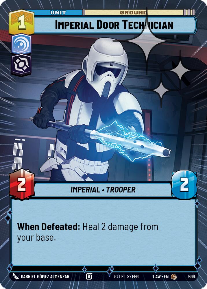 Imperial Door Technician (599) (Hyperspace Foil) (599) [A Lawless Time]