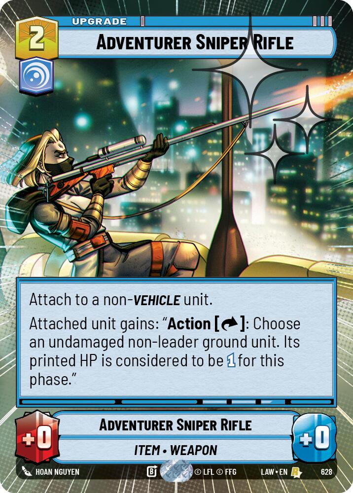 Adventurer Sniper Rifle (628) (Hyperspace Foil) (628) [A Lawless Time]