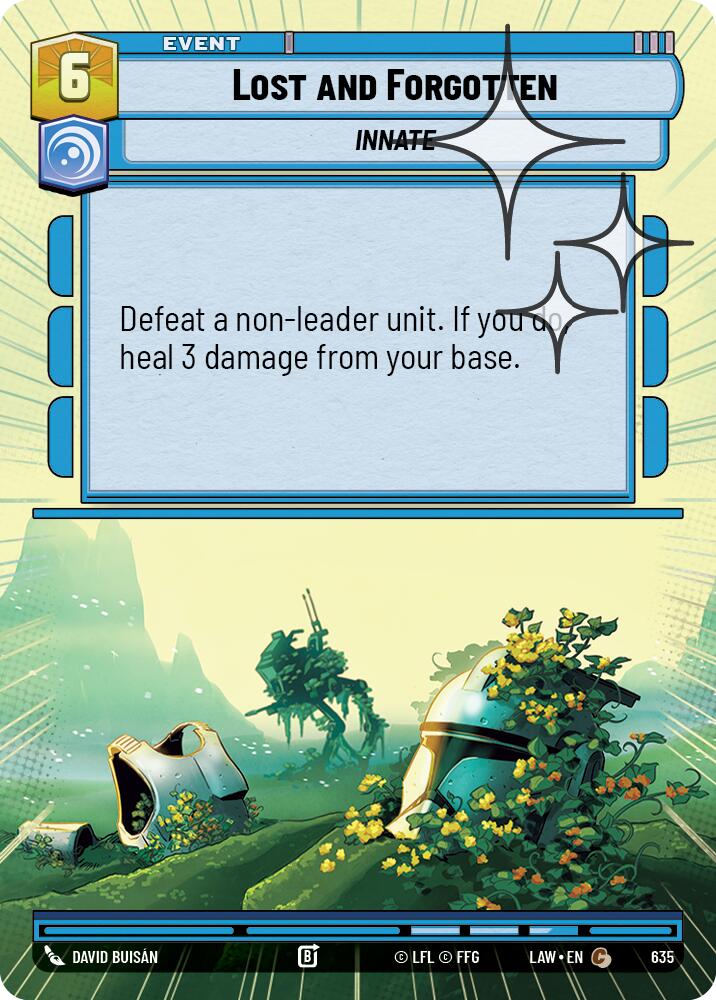 Lost and Forgotten (635) (Hyperspace Foil) (635) [A Lawless Time]