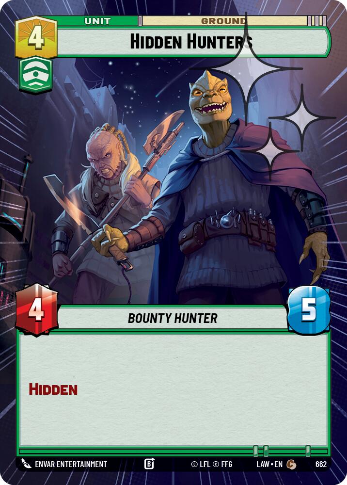 Hidden Hunters (662) (Hyperspace Foil) (662) [A Lawless Time]