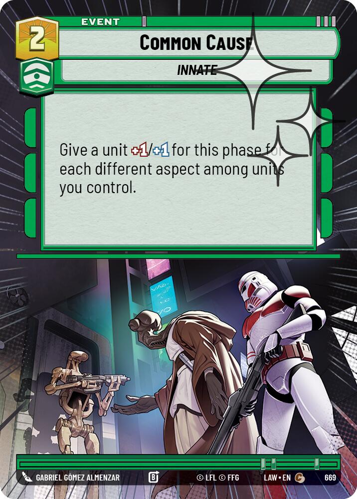 Common Cause (669) (Hyperspace Foil) (669) [A Lawless Time]
