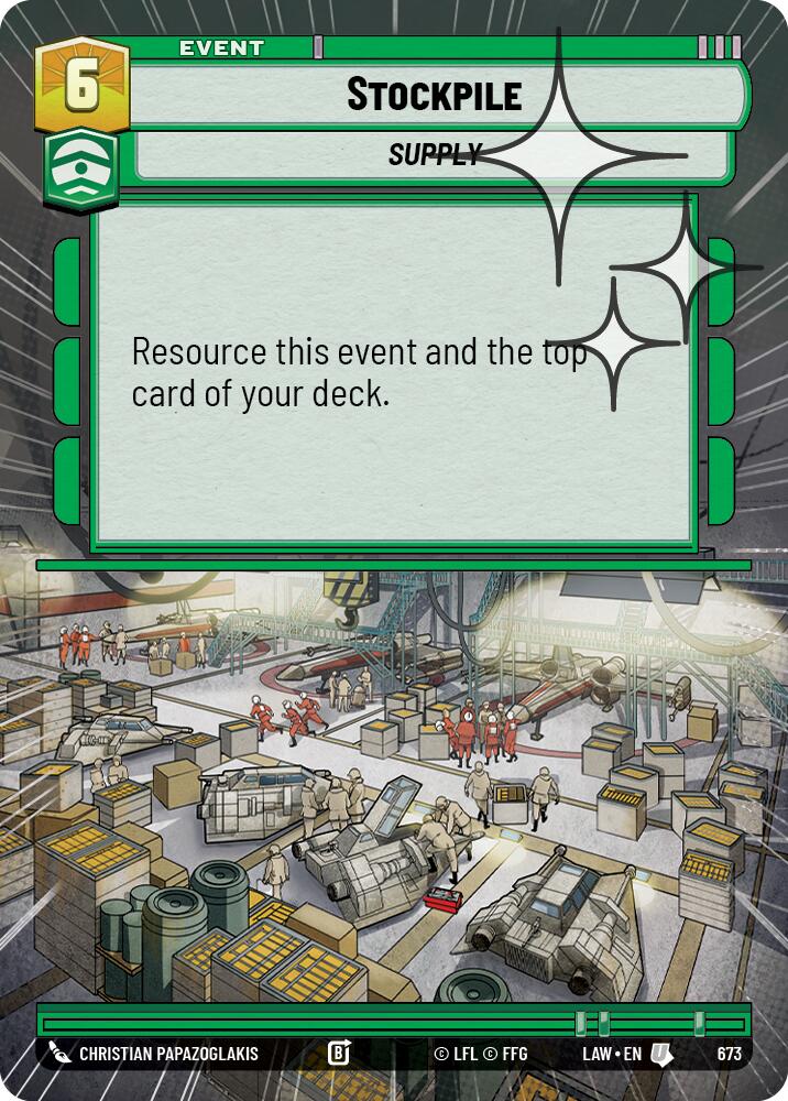 Stockpile (673) (Hyperspace Foil) (673) [A Lawless Time]