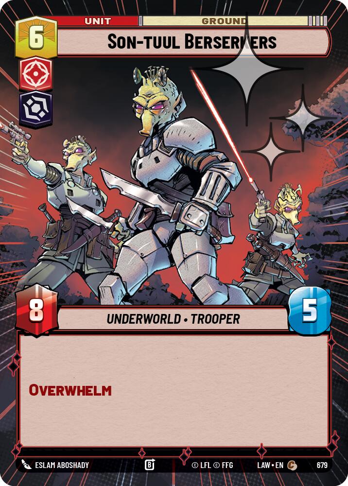 Son-tuul Berserkers (679) (Hyperspace Foil) (679) [A Lawless Time]
