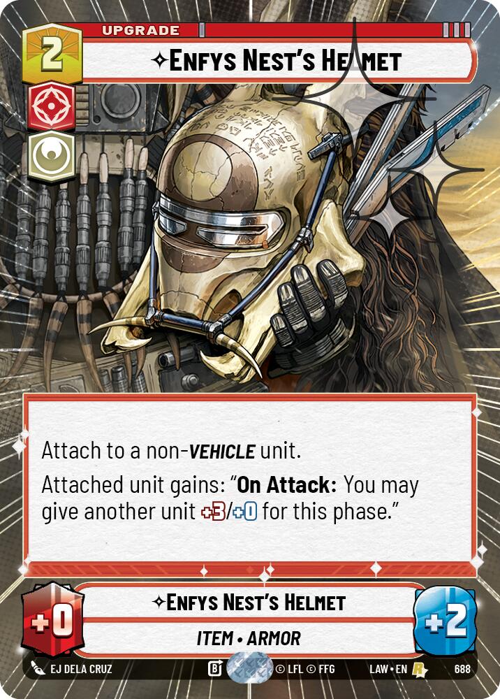 Enfys Nest's Helmet (688) (Hyperspace Foil) (688) [A Lawless Time]