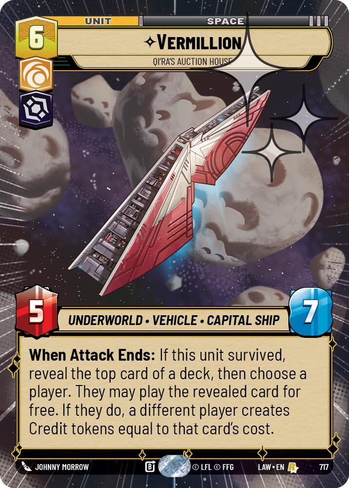 Vermillion - Qi'Ra's Auction House (717) (Hyperspace Foil) (717) [A Lawless Time]
