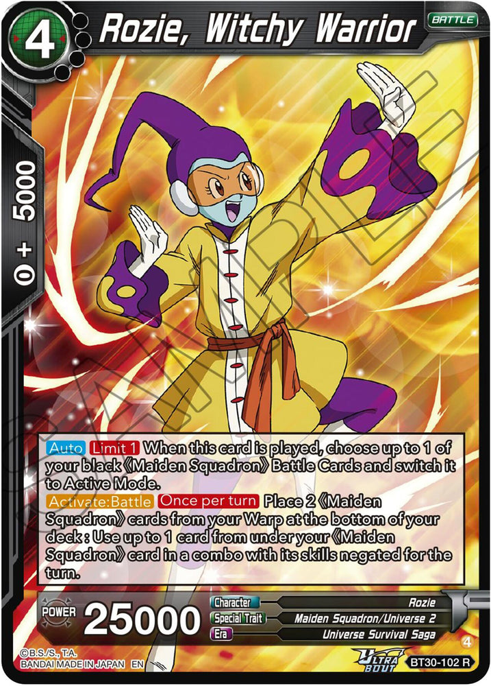 Rozie, Witchy Warrior (BT30-102) [Three Glorious Fighters]