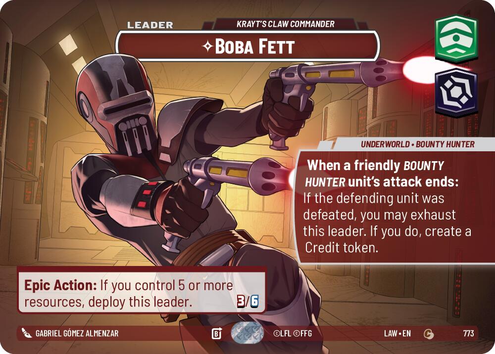 Boba Fett - Krayt's Claw Commander (Showcase) (773) (773) [A Lawless Time]