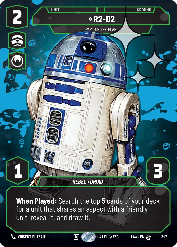 R2-D2 - Part of the Plan (Prestige Foil) (847) (847) [A Lawless Time]