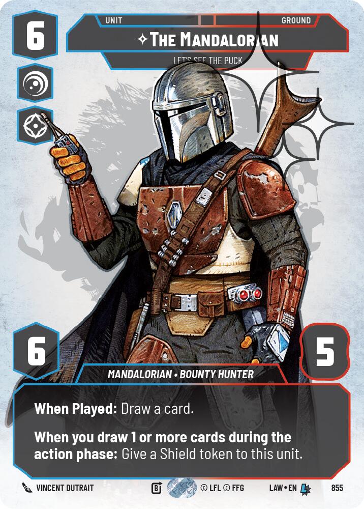 The Mandalorian - Let's See The Puck (Prestige Foil) (855) (855) [A Lawless Time]