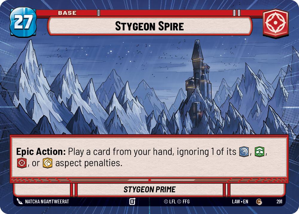 Stygeon Spire // Shield (291 // t06) (Hyperspace) (291 // T06) [A Lawless Time]