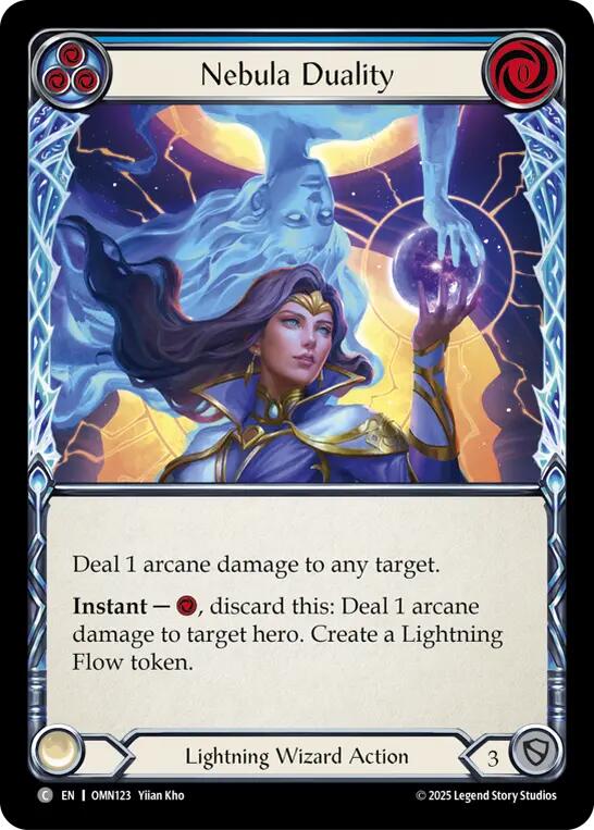 Nebula Duality (Blue) [OMN123] (Omens of the Third Age)