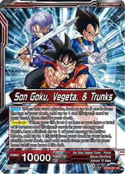 Son Goku, Vegeta, & Trunks // Super Saiyans United (SLR) (BT30-001) [Three Glorious Fighters]
