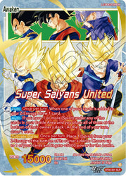 Son Goku, Vegeta, & Trunks // Super Saiyans United (SLR) (BT30-001) [Three Glorious Fighters]