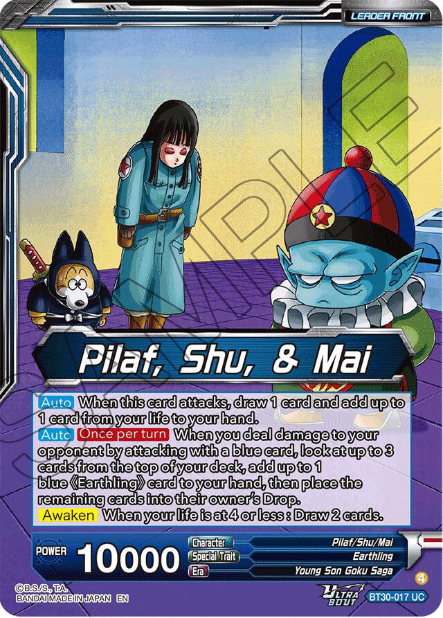 Pilaf, Shu, & Mai // Pilaf, Shu, & Mai, Entrusted Ambitions (BT30-017) [Three Glorious Fighters]