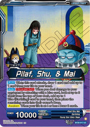 Pilaf, Shu, & Mai // Pilaf, Shu, & Mai, Entrusted Ambitions (BT30-017) [Three Glorious Fighters]