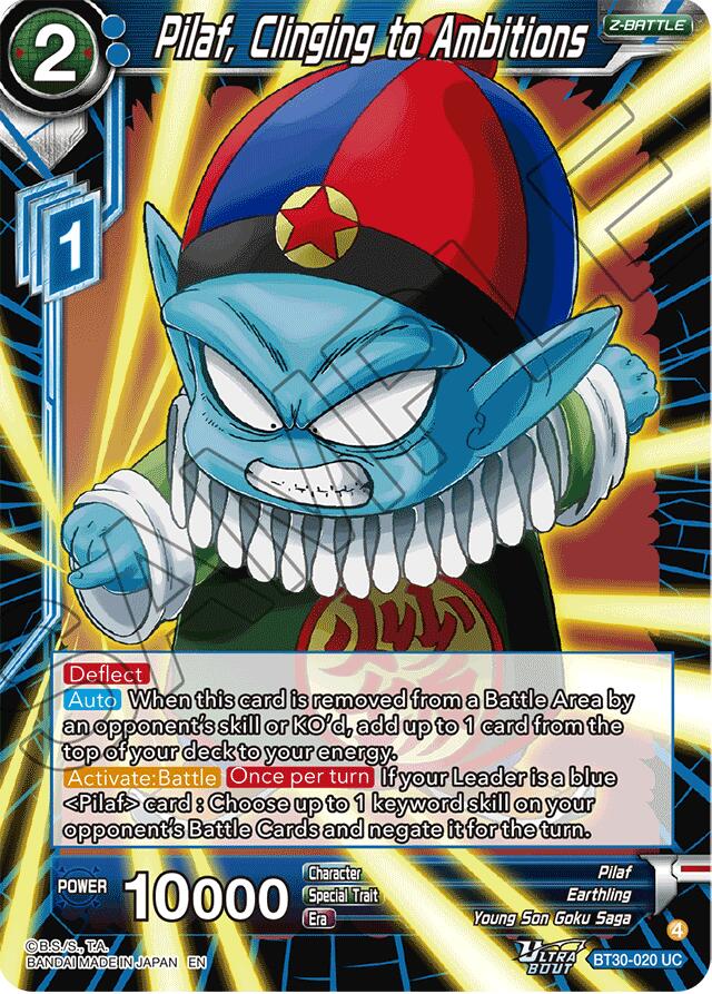 Pilaf, Clinging to Ambitions (BT30-020) [Three Glorious Fighters]